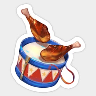 Chicken Drumstick Sticker